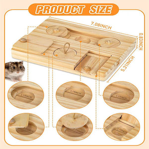 Wooden Hamster Feeder: The Perfect Snack Dispenser for Your Furry Friend
